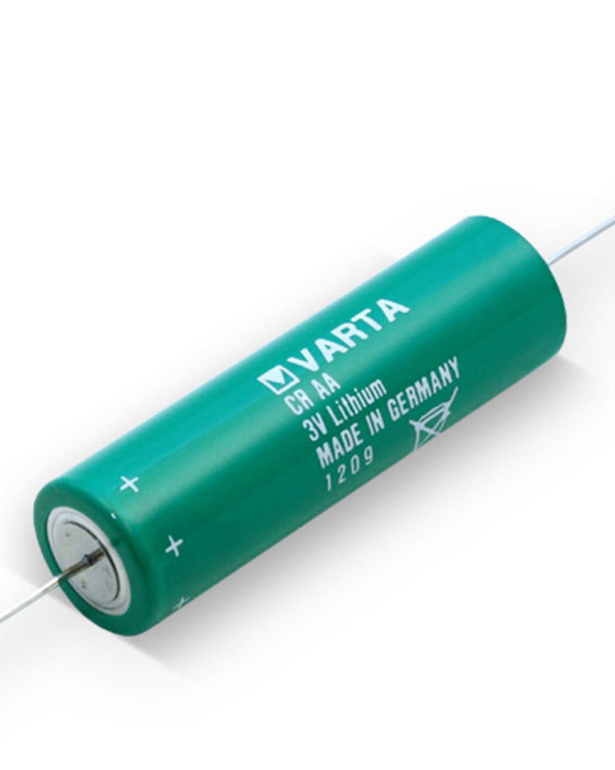 VARTA CR AA Lithium Battery with Axial Lead image 1
